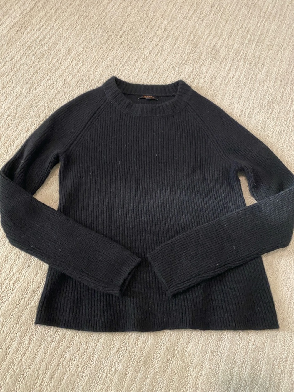 Quince Cashmere Crewneck fisherman Sweater- EUC